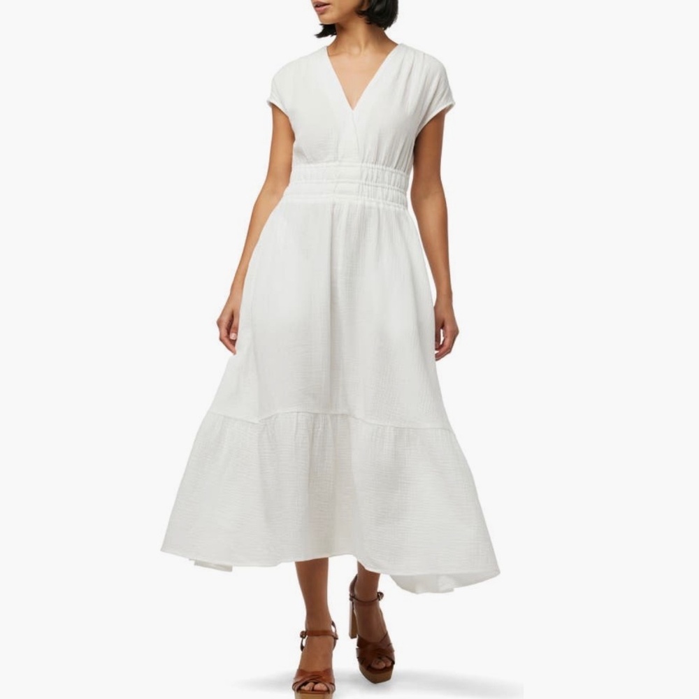 Joe's Gauze Maxi Dress Ivory SZ L